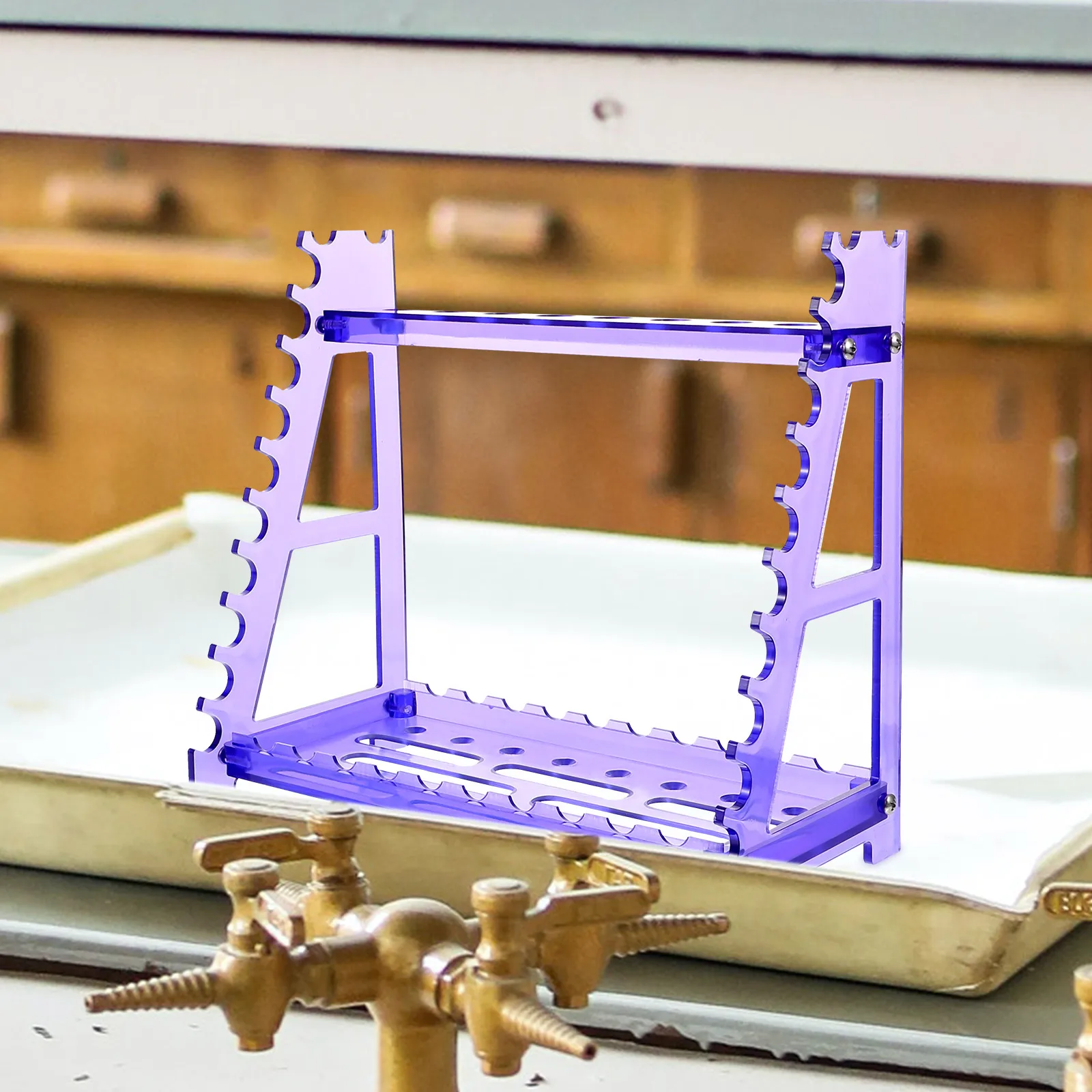 

Portable Pipette Storage Rack Laboratory Pipette Stand Detachable Easy Transport Plastic Sampling Holder Efficient