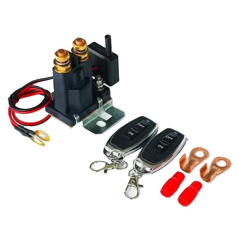 

12V 24V 500A Car Battery Remote Control Main Switch Relay Anti Leakage Power Off Switch
