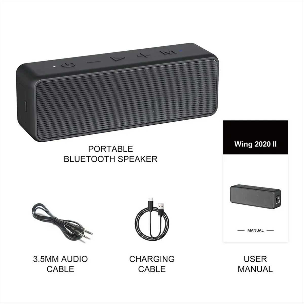 

MYdaY- Riding Motorcycle Speaker Portable Stereo Sound Deep Bass Home Party Speaker Long Battery Life for Outdoor Camping