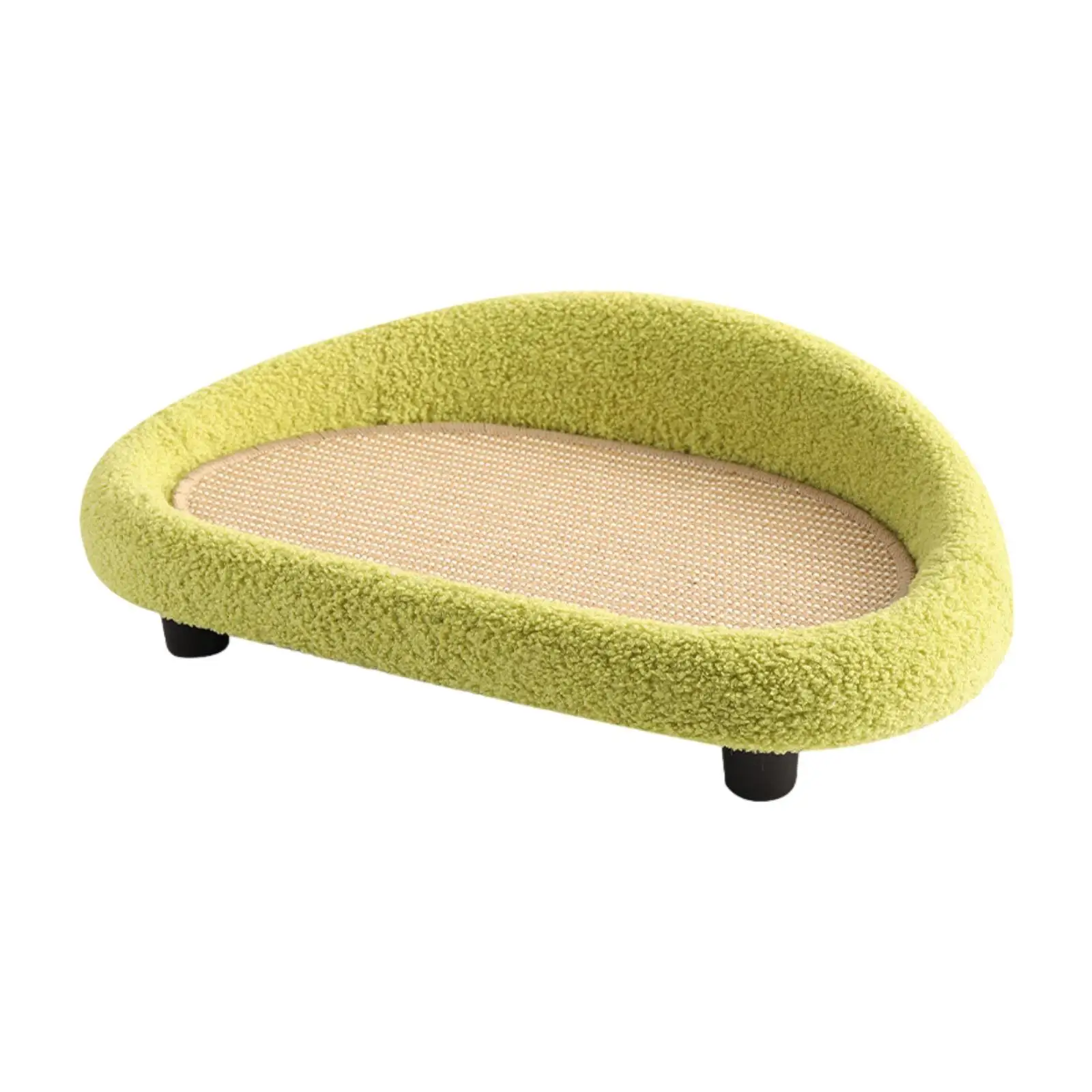 Cat Couch with Non Slip Bottom Cat Supplies Pet Sofa Sisal Cat Scratcher Scratch Lounge Cat Bed for Puppy Comfort and Support