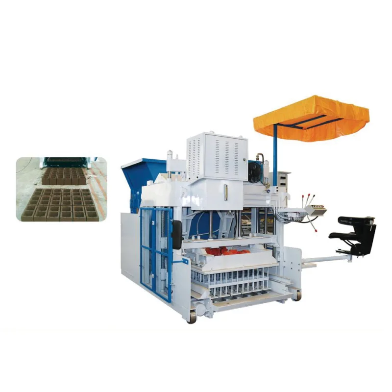 

QT4-15 Automatic Cement Brick Machine Hollow Concrete Block Maker Electric Interlock Brick Equipment For Building Material Store