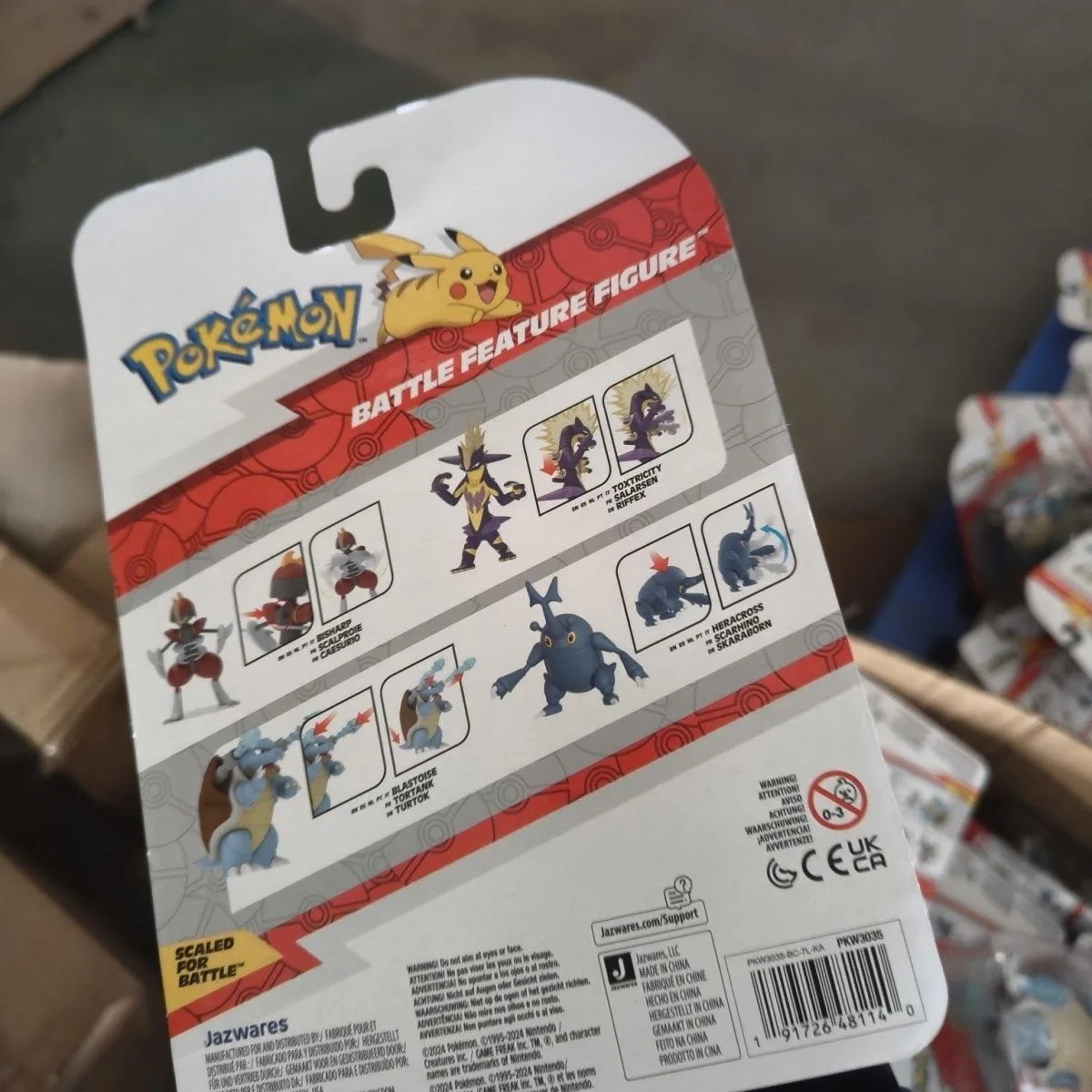 WCT Genuine Pokemon Blastoise Anime Figure Toy Collection Model Pvc Doll Birthday Gifts - view 4