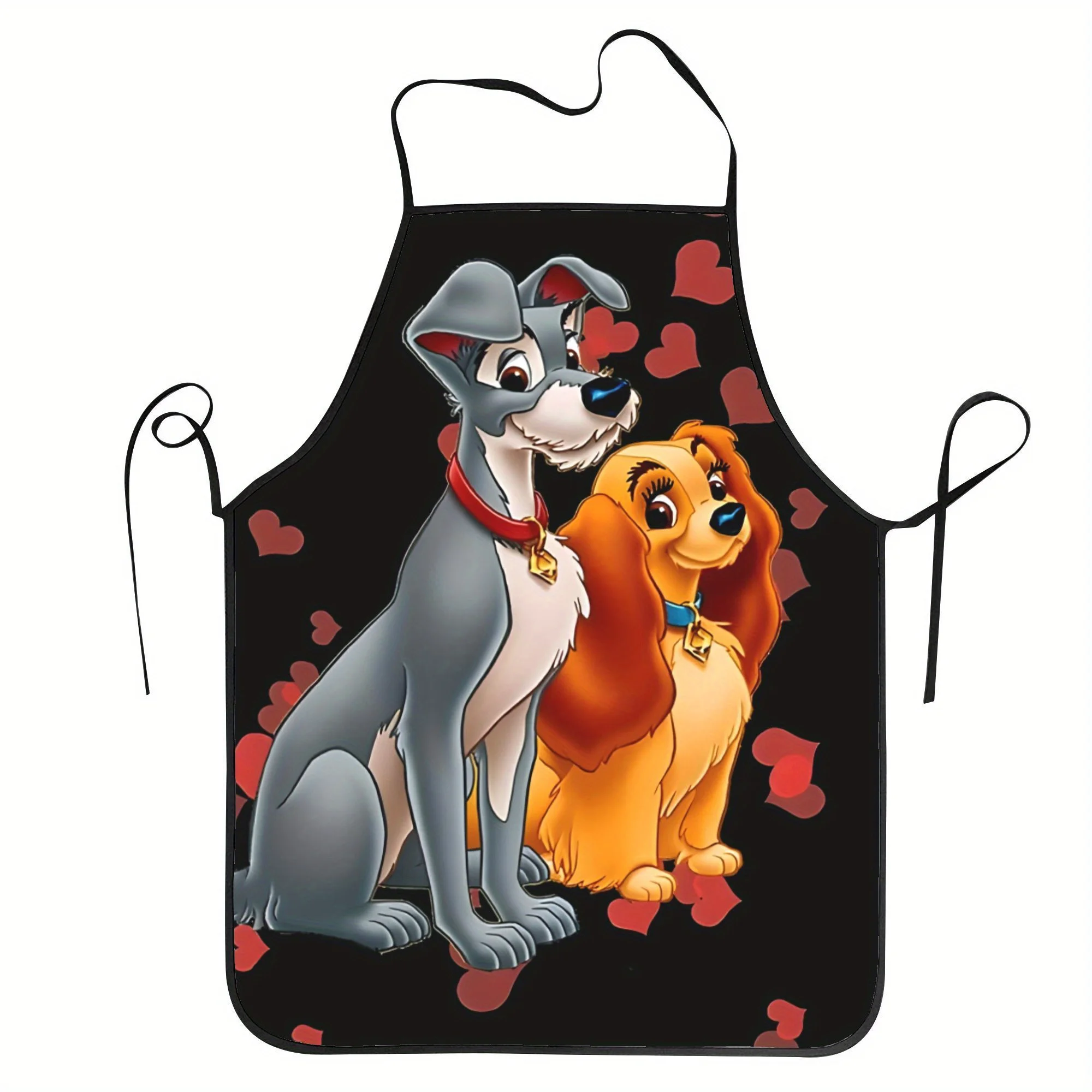 

1 Piece Disney's Lady and the Tramp Adult Apron, Perfect for Crafting, Baking, Painting, Kitchen and Household Cleaning, Kitchen Supplies