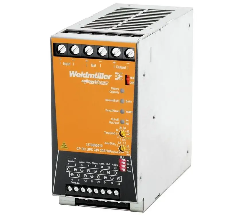 وحدة تحكم Weidmuller 1370050010 CP DC UPS 24V 20A/10A UPS #1