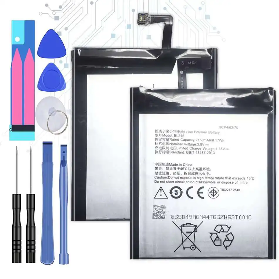 

For Lenovo S60 S60-T S60-W Mobile Phone Battery Long Lasting 2150mAh BL245