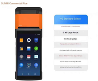 Brand new original SHENMI V2 PRO 1G+8G handheld all-in-one Android smart mobile cash register handheld POS thermal printer