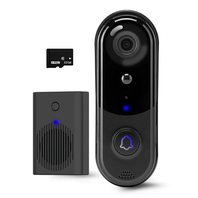 A52T Doorbell Camera No Monthly Fee Wireless Doorbell Camera Outdoor Door Bell Camera