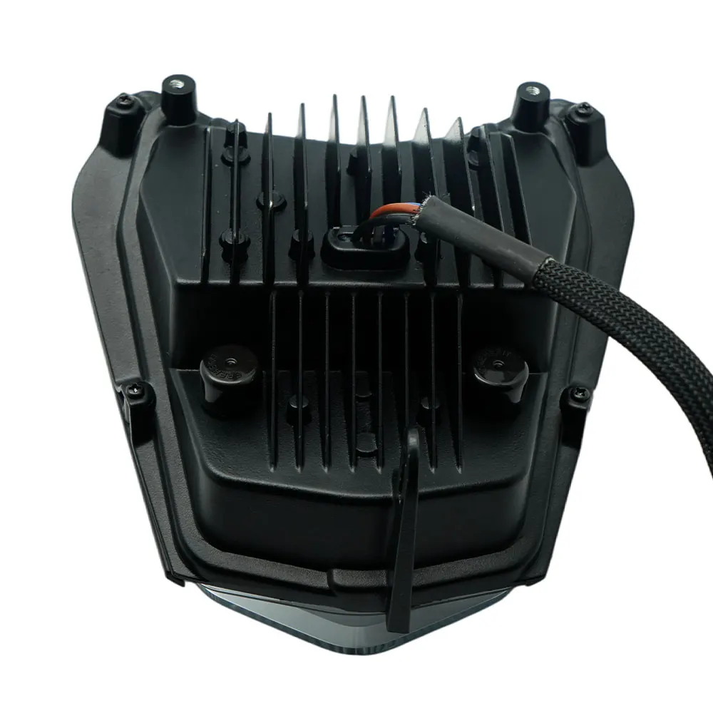 المصباح الأمامي للدراجة الترابية، مصباح LED DOT مع شعاع عالي ومنخفض DRL، لدراجة نارية إندورو ATV EXC XCW SXF SX 125 250 300 350