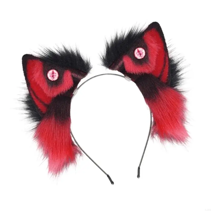 Jeu rôle loup oreille bandeau Anime oreille Cosplay cerceau pour fête d'Halloween