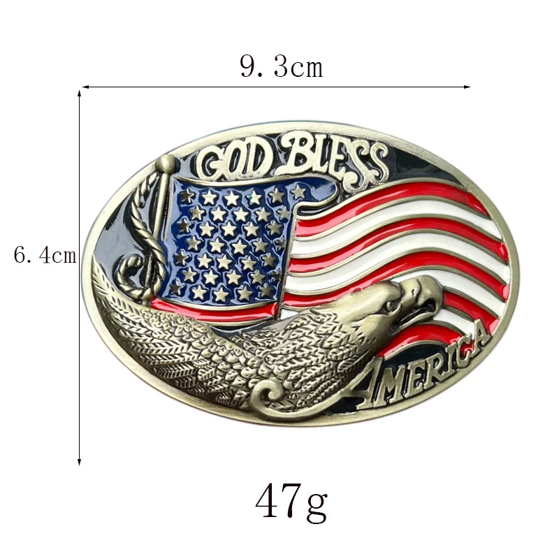 Fivela de cinto Eagle estilo ocidental