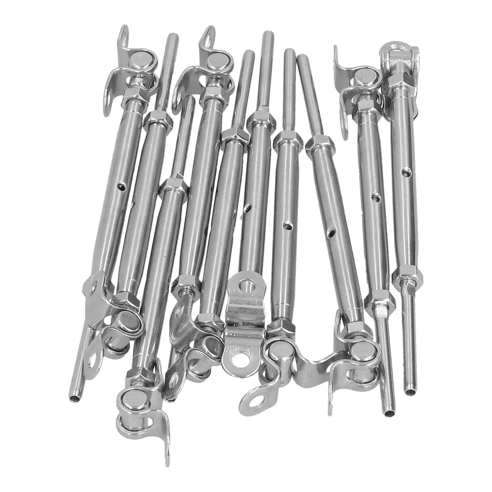 Stainless Steel Cable Railing Hardware Kit - Corrosion-Resistant, High Tensile Strength for deck Railings