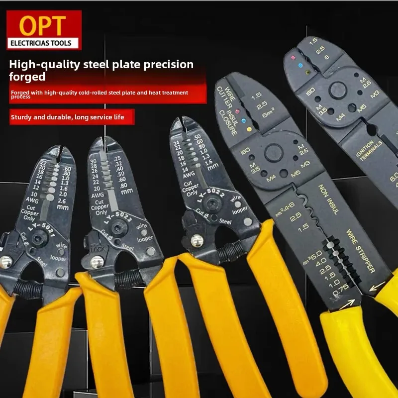 

Opt Stripping Pliers Ly-5021 5022 5023 Manual Wire Stripping Pliers Single Strand with Cutting and Stripping Pliers Duck Nozzle Wire Stripping Pliers