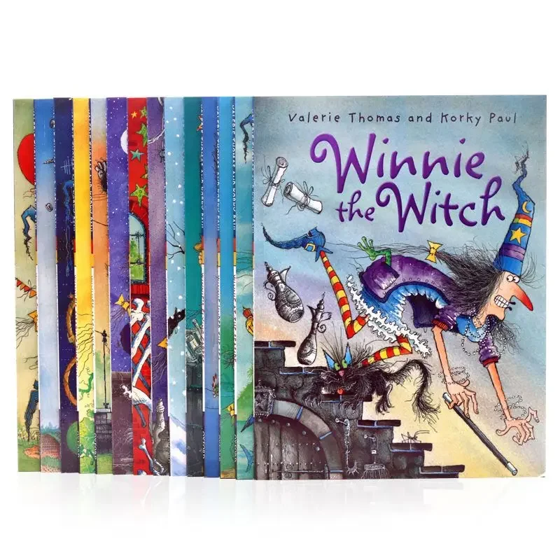 

Children's Reading Books 18 Books English Picture Books Winnie the Witch English Storybooks Early Education 3-6 years old