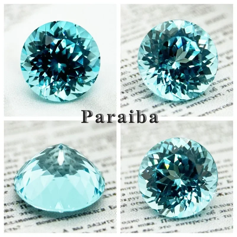 

A-Lab Grown Sapphire Round shape Multiple Colors Gemstone DIY Ring Necklace Earrings Main Materials Selectable AGL Certificate