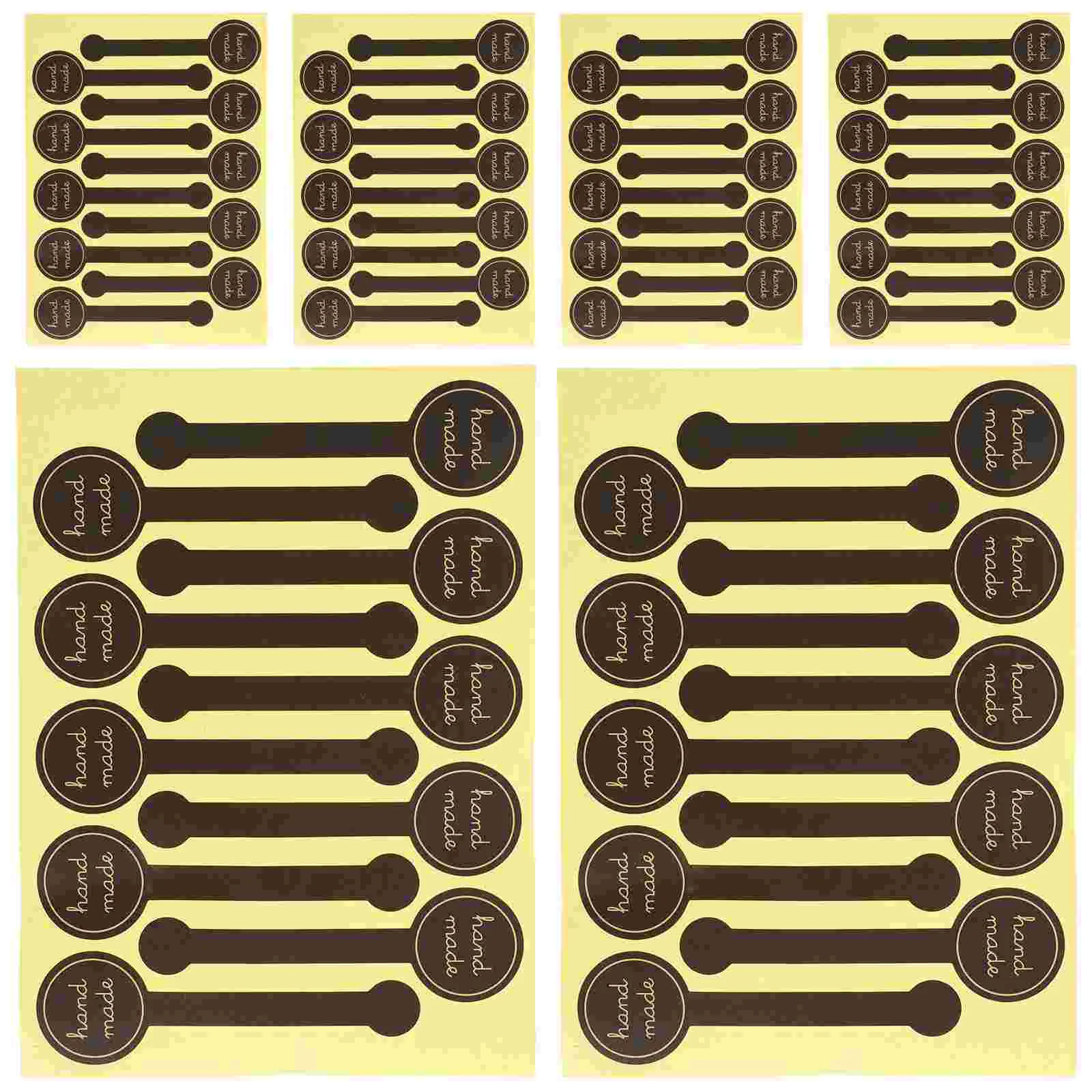 

100 Pcs Decorating Sticker Label Stickers for Containers Adhesive Seal Packaging