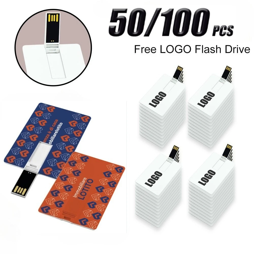 

50/100 шт. память для кредитных карт 4 ГБ 8 ГБ 16 ГБ 32 ГБ USB флэш-накопитель 64 ГБ 128 ГБ флэш-накопитель USB 2,0 бесплатно по индивидуальному заказу для подарка