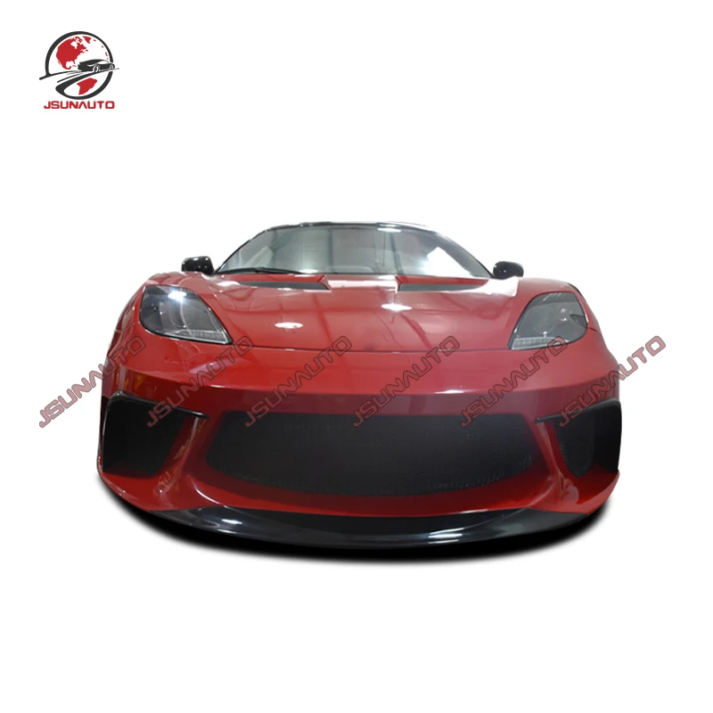 For Lotus Evora Upgrade To GTE Style Carbon Fiber Front Bumper Rear Bumper Diffuser Spoiler For Evora Side Skirts Body Kit