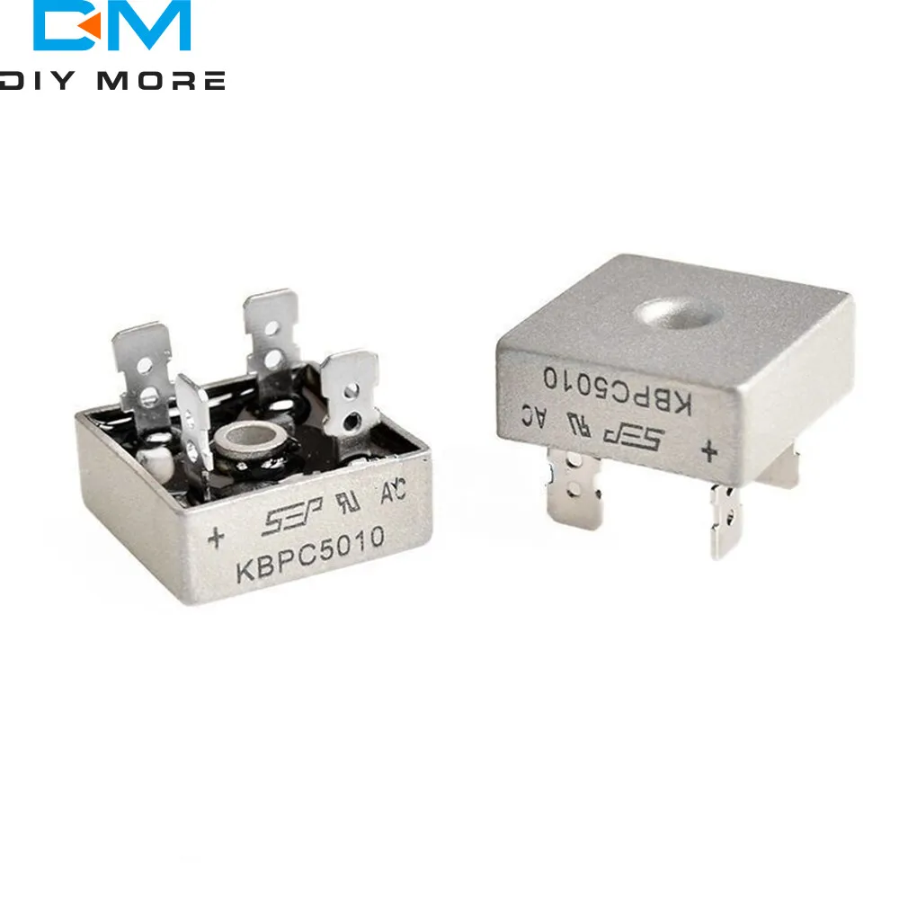 1 stücke KBPC5010 Einzel-phasen Diode Brückengleichrichter 50A 1000 V KBPC 5010 Power Gleichrichter Diode Elektronische Komponenten