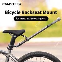 Camsteer soporte para asiento trasero de bicicleta vista para tercera persona GoPro 13 12 soportes de cámara para Insta360 X5 X4 AcePro DJI Osmo360 Action 6 5Pro