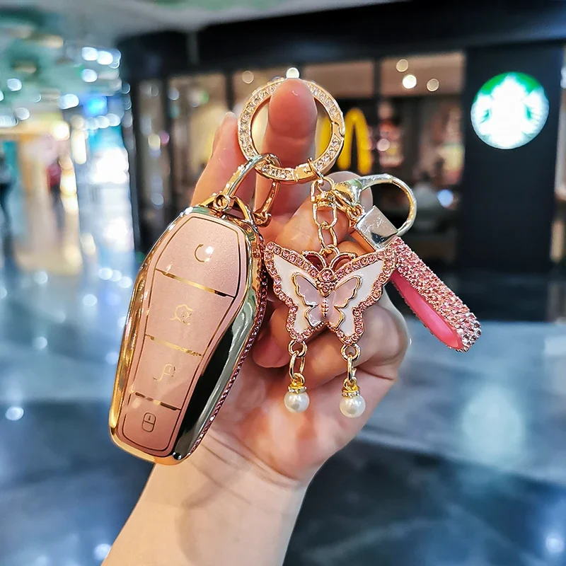 

Suitable for BYD keycase Song Qin plus Han Yuan Tang Dolphin Mini seagull keycover keyshell keychain cars accessories car keybag