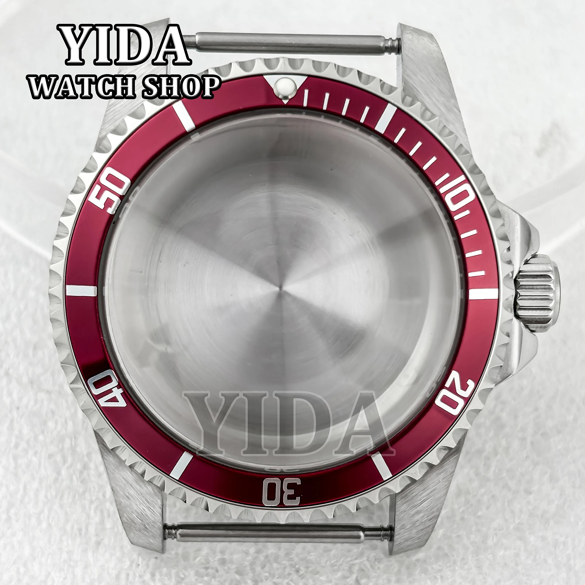 39MM NH35 WatchCase Accessories Vintage Restro Stainless Steel Arcylic Bubble Glass 10ATM Waterproof for SUB GMT NH36 Movement