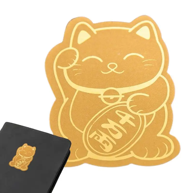 Fortune Cat Phone Sticker, boa sorte decalques, célula, animal, célula, telefones inteligentes