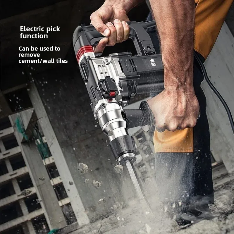 Electric hammer, electric pick, high power, impact drill, electric drill for household use