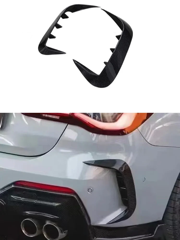 Dla BMW serii 4 G22 G23 425 430i Splitter tylnego zderzaka z włókna węglowego, spojler, przedni zderzak, listwy owiewki, zestaw karoserii — 2