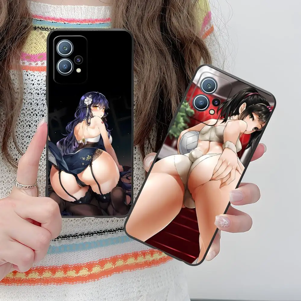 أنيمي Waifu هنتاي قضية الهاتف المحمول لهواوي P60 P50 P40 P30 P20 P10 P9 P8 برو لايت زائد الطباعة الملونة الغطاء الواقي