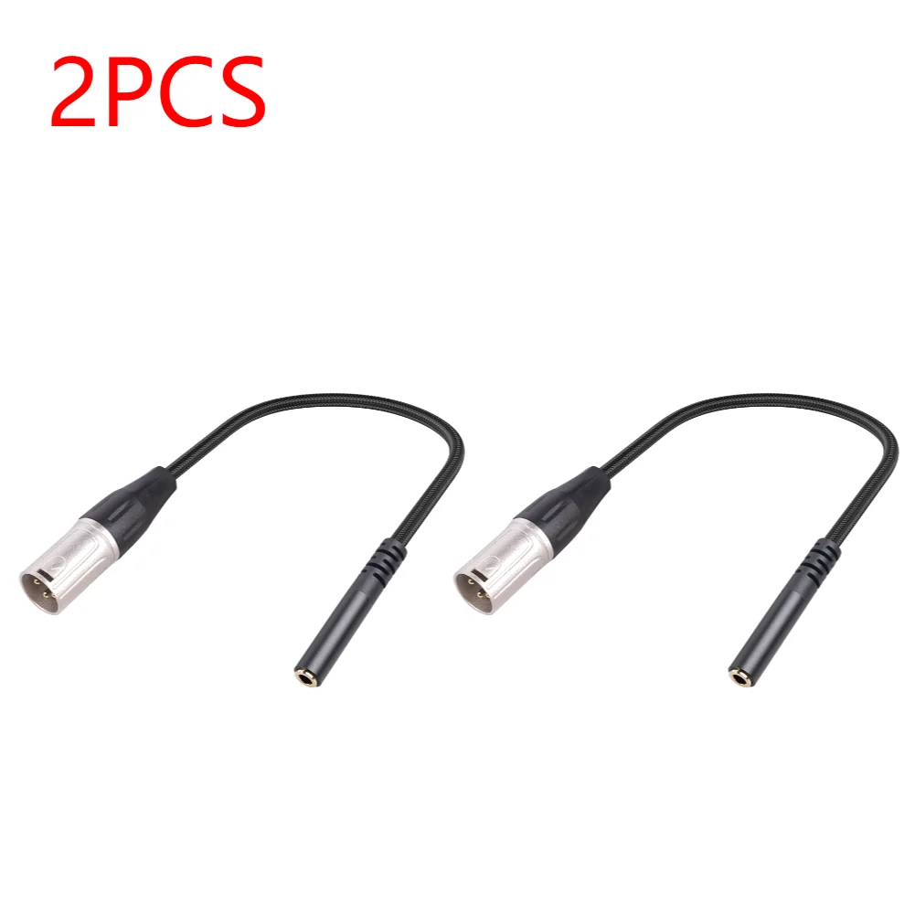 TalNite Câble Audio 2M - Adaptateur Mini Jack 3,5mm Stéréo Vers XLR Mâle | Smartphone Vers Console Mixage Professionnelle