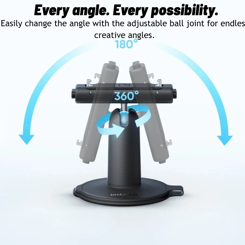 Insta360 GO Ultra Pivot Stand Magnetic Latch Mount Ball Joint 1/4