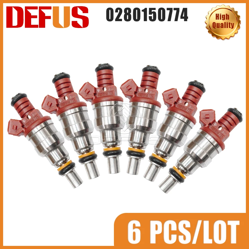 DEFUS 4/6/8Pcs Fast Shipping Fuel Injector 0280150774 1992-2000 Chrysler  Plymouth 3.0L V6 Fuel System Service Replacement