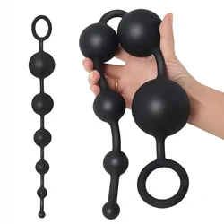 Huge Anal Beads Hard Silicone Anal Balls Sex Toys For Women Men Prostate Massage Big Butt Plug Anal Dilation Masturbator