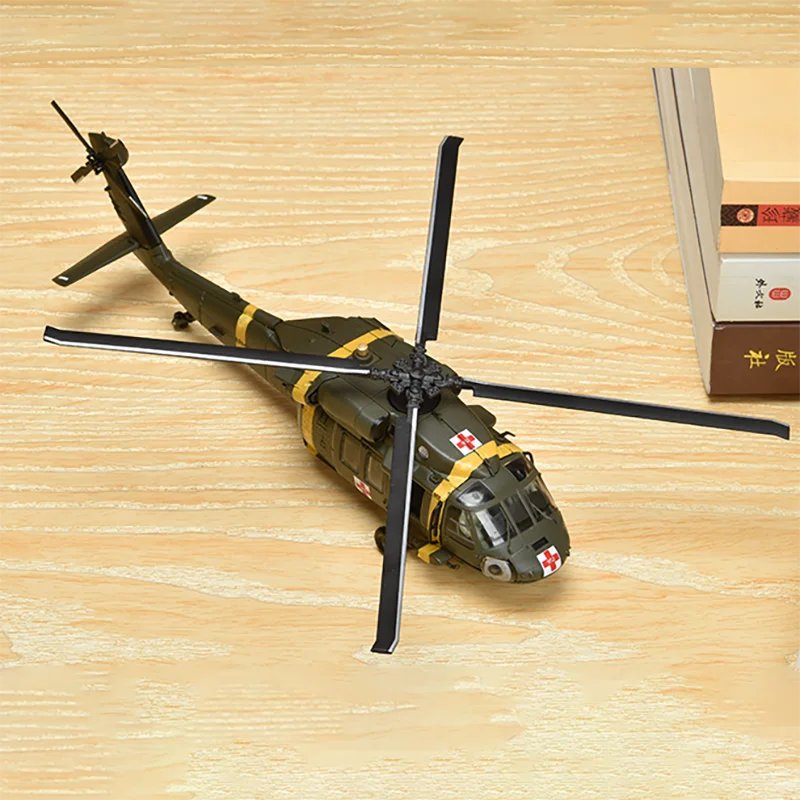 Scale 1/72 US Air Force UH-60 AF1 Miniature Diecast Helicopter Models Souvenir Collection Birthday Gift Toys for Boys