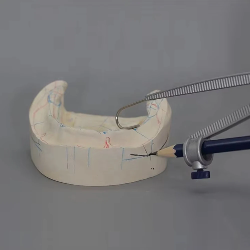 Dental Profile Measuring Compass Denture Model Analysis Profilometro Tool Denture Making Tool