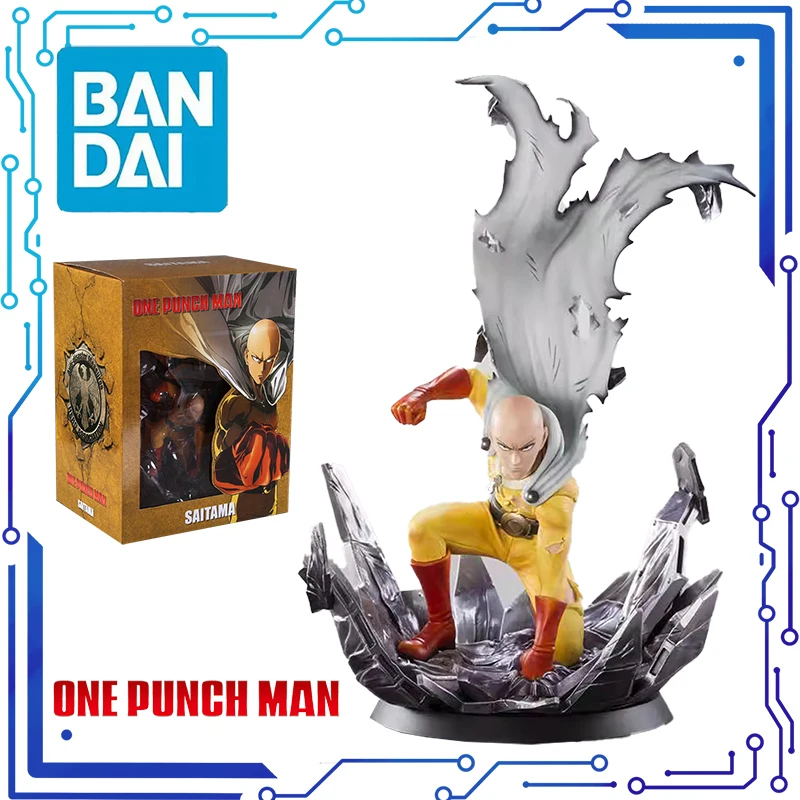 24CM One Punch Man Saitama Original Anime Assembly Figure Action Model Decoration Cartoon Doll Ornament Collection Toy Gift Ins