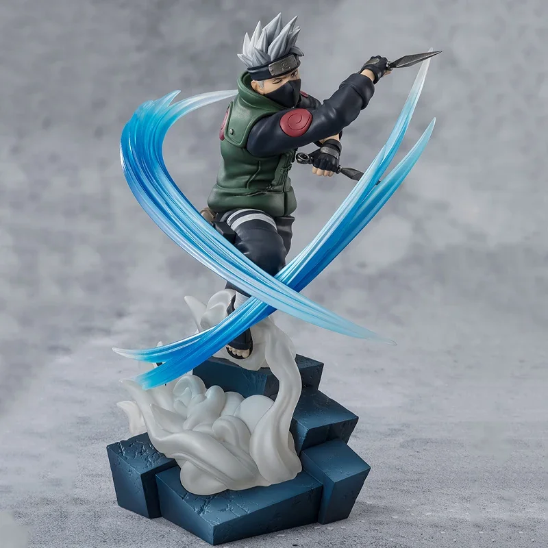 NARUTO BADNAI Figurats Zero EXTRA BATTLE Hatake Kakashi The End of an Old Friend Anime Figure PVC Model Doll Ornament Gift Toys