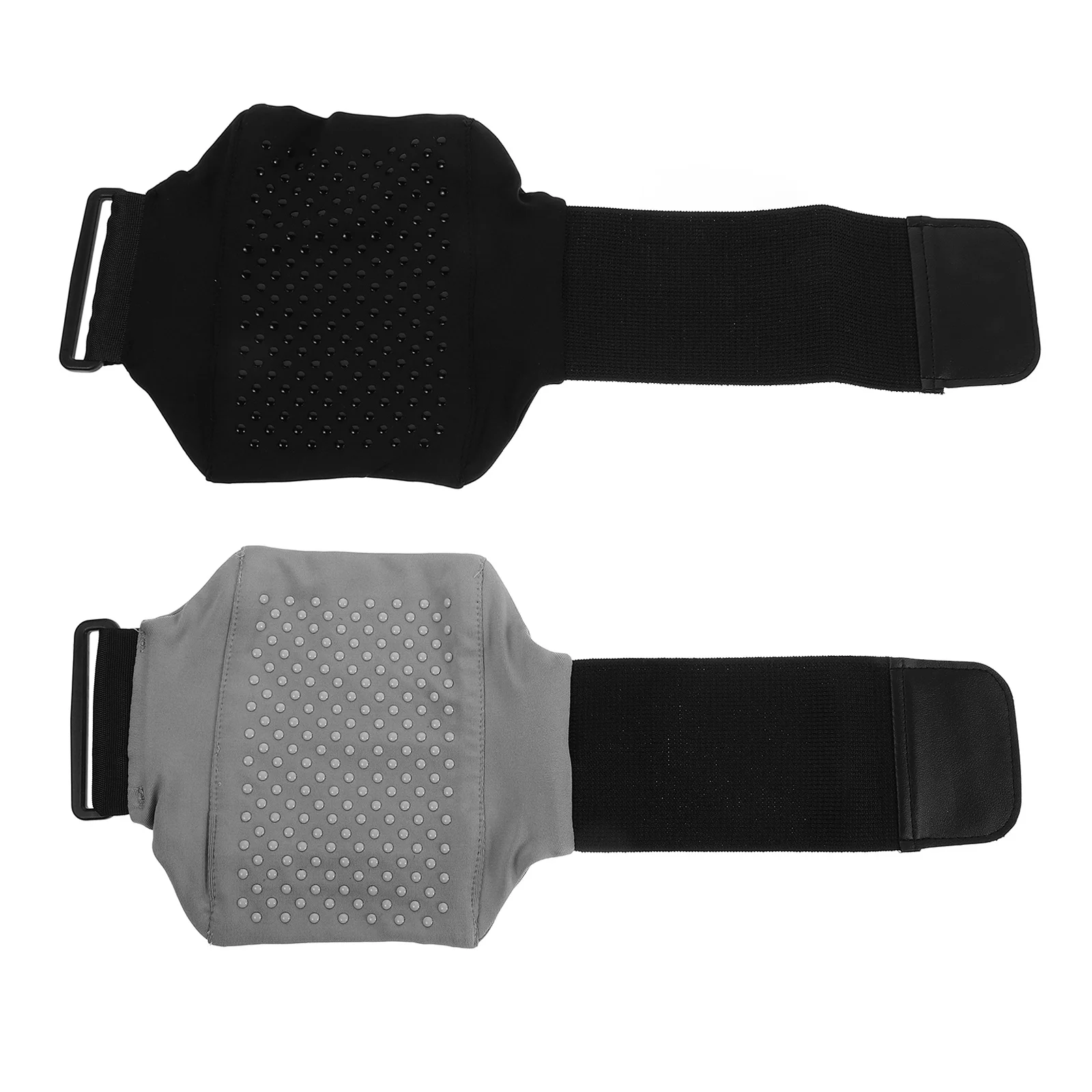 2Pcs Sport Phone Leg Bag Adjustable Elastic Holder Running Jogging Cycling Fitness Cell Phone Storage Pouch Travel Money Belt