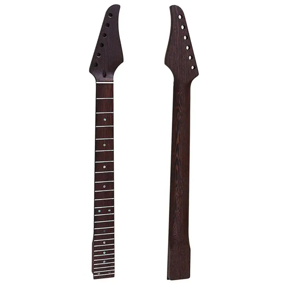 

22 Fret Wenge Electric Guitar Neck Right Hand Wood Guitar Handle Compatible For ST Electric Guitar Neck Handle Dropship