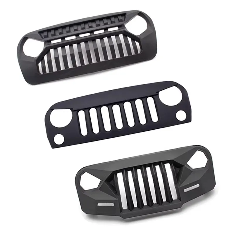 KYX RC simulation model car DIY modification Wrangler car shell front face nylon material 1/10 hard shell angry face