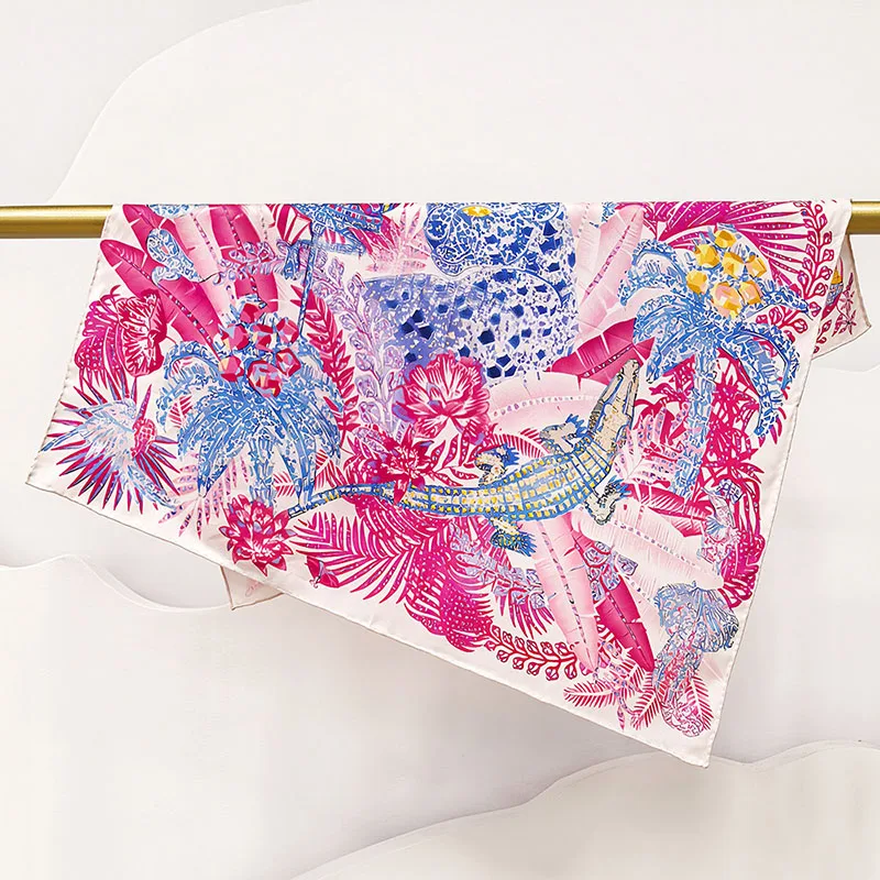 

Square 100% Silk Neck Scarf Wraps 26"x26"
