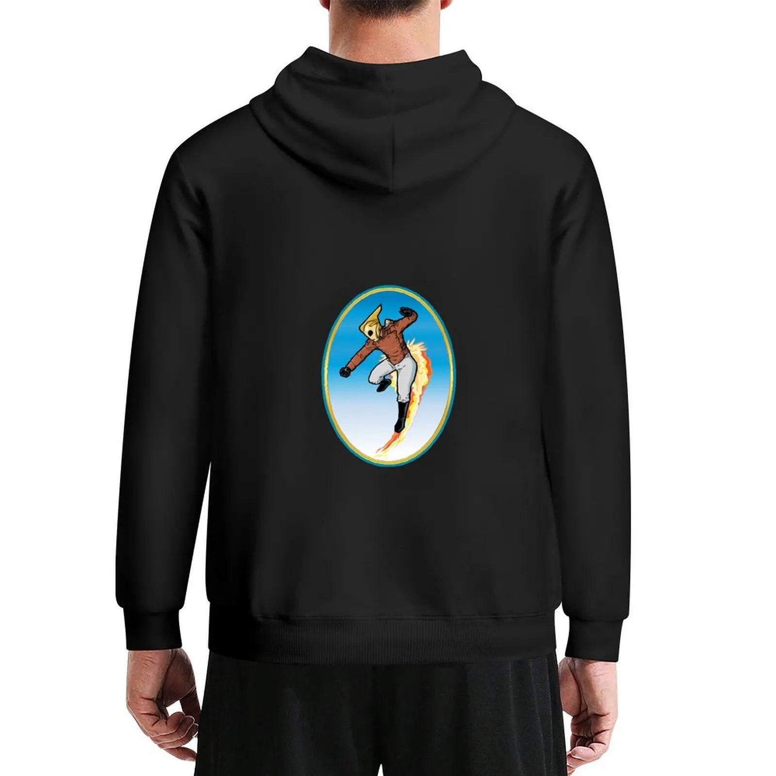 

The Rocketeer Flying High Hoodie autumn jacket men male clothes korean style clothes autumn tracksuit