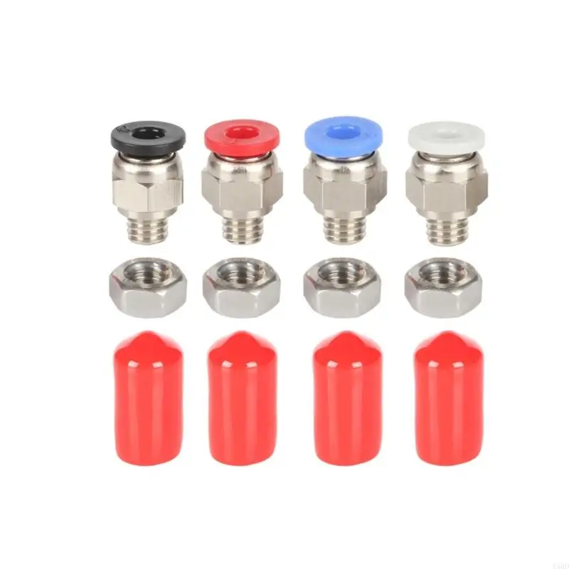 

Пневматические разъемы PTFE с 10 частями Прямые адаптеры точные теплостойкие 45BD.