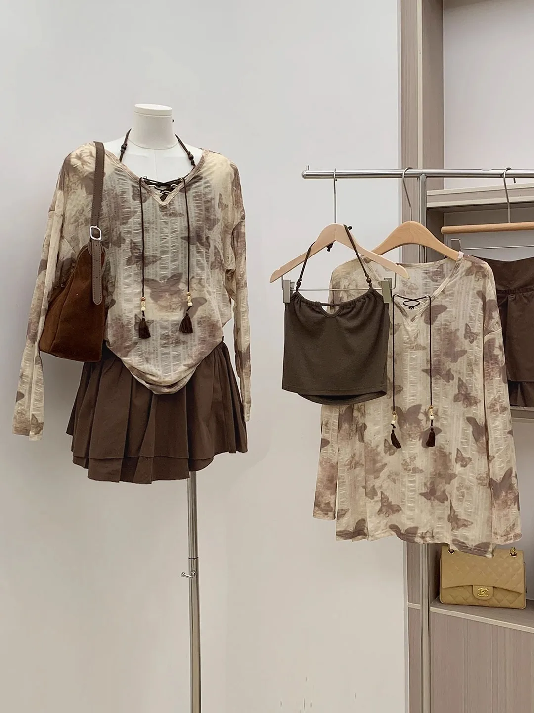 

Этнический комплект Sle Faion, свободная юбка, верхний ансамбль, красивая рабочая одежда в средневековом стиле, летняя коллекция