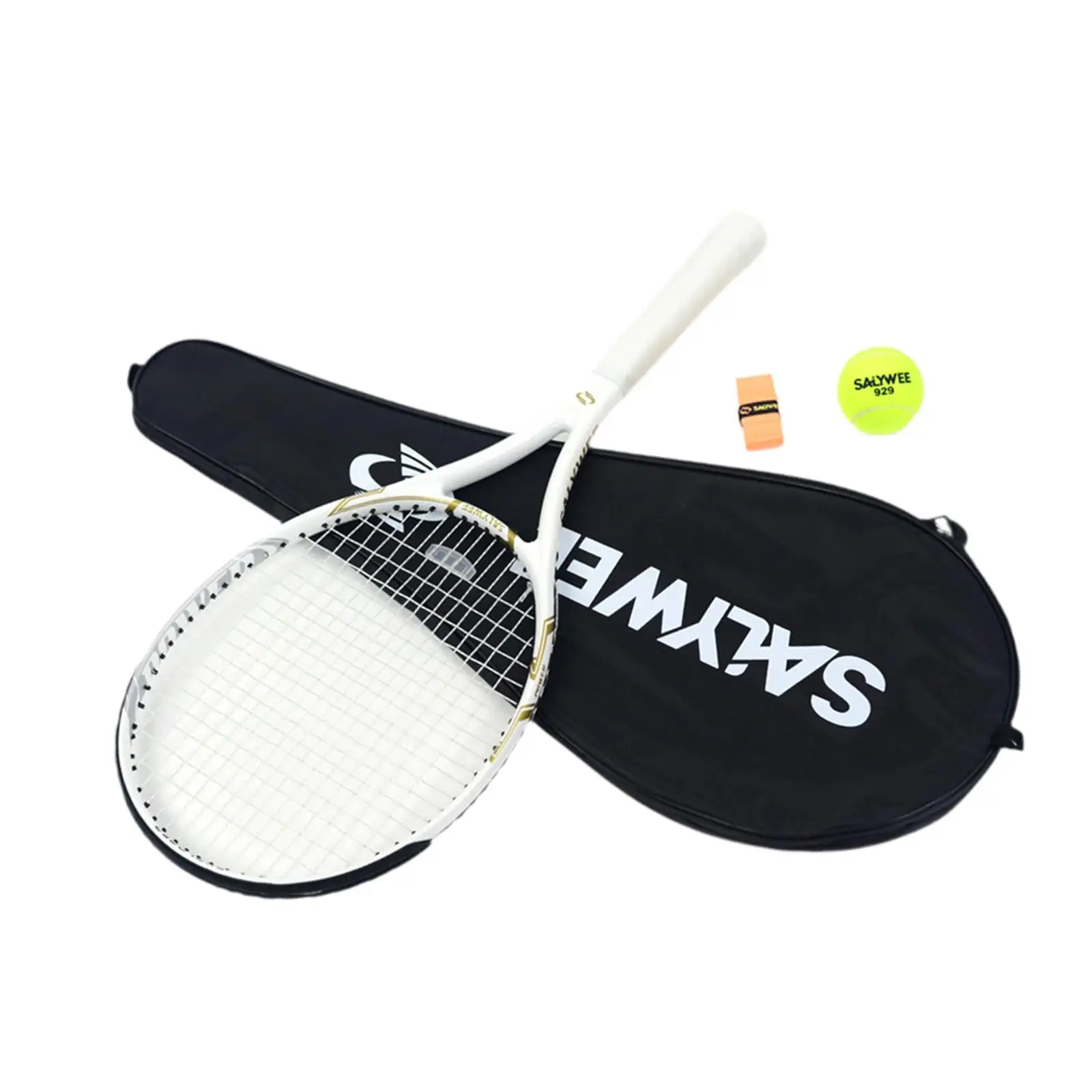 

Tennis Racket Kit Tennis Racquet with Bag Non Slip Modern Portable Training Paddle Practice for Gym Men Gift Indoor Beginners