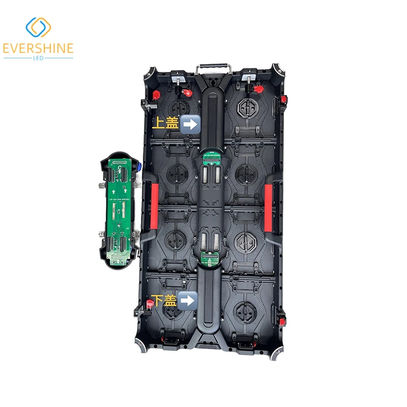 500x1000mm die cast aluminum cabinet plug and play hard connection P2.6 P2.9 P3.9 rental video wall for indoor concert stages image 2