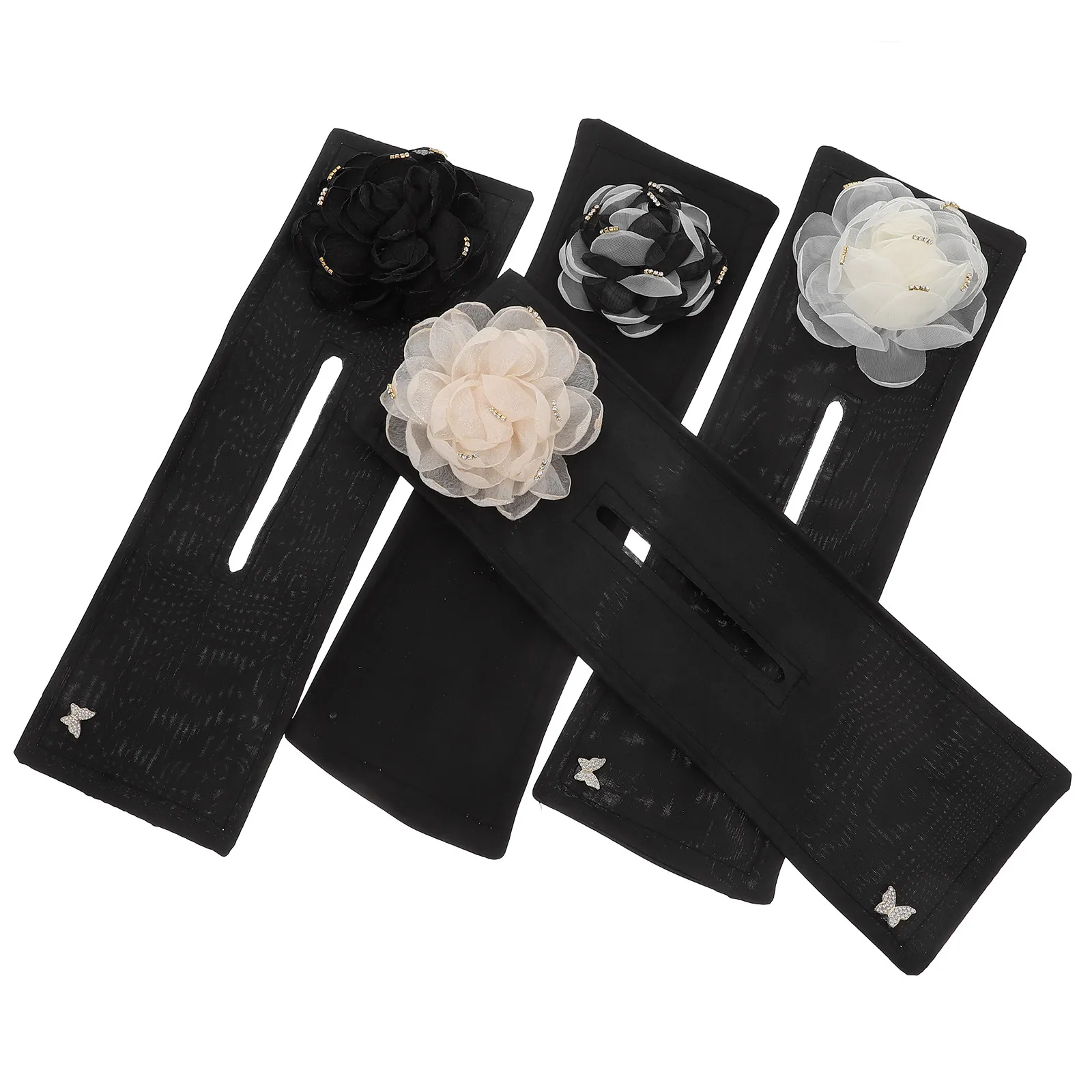 

4Pcs Bun Maker for Hair Donut Shaper Styling Tool Women Quick Elegant Updo Hairdo Creator Accessory Hair Bun Maker