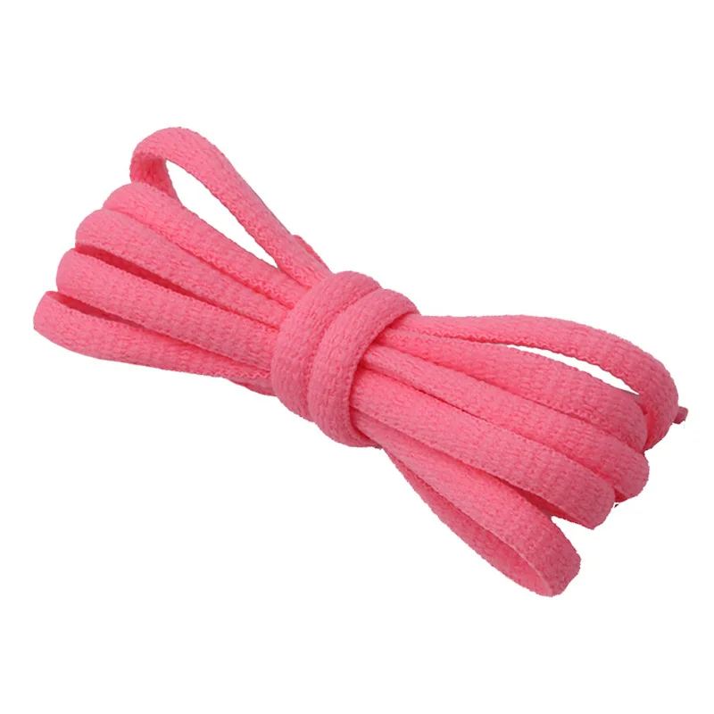 Weiou New 0.6 CM Width Shoelaces Candy Color Solid High Strength Polyester Men Women Children's Shoe Laces For Canvas Shoes