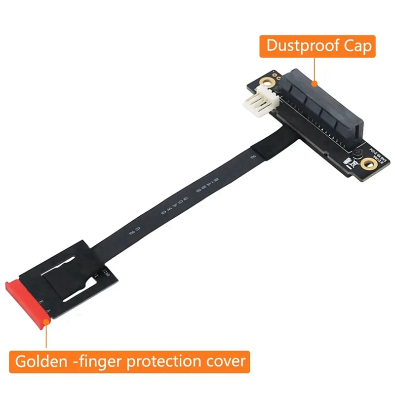 Hot-A39R-270 Degree M.2 NGFF Dual Key A-E To PCI-E 4X Adapter Convert Cable For PCI-E Tester Extender