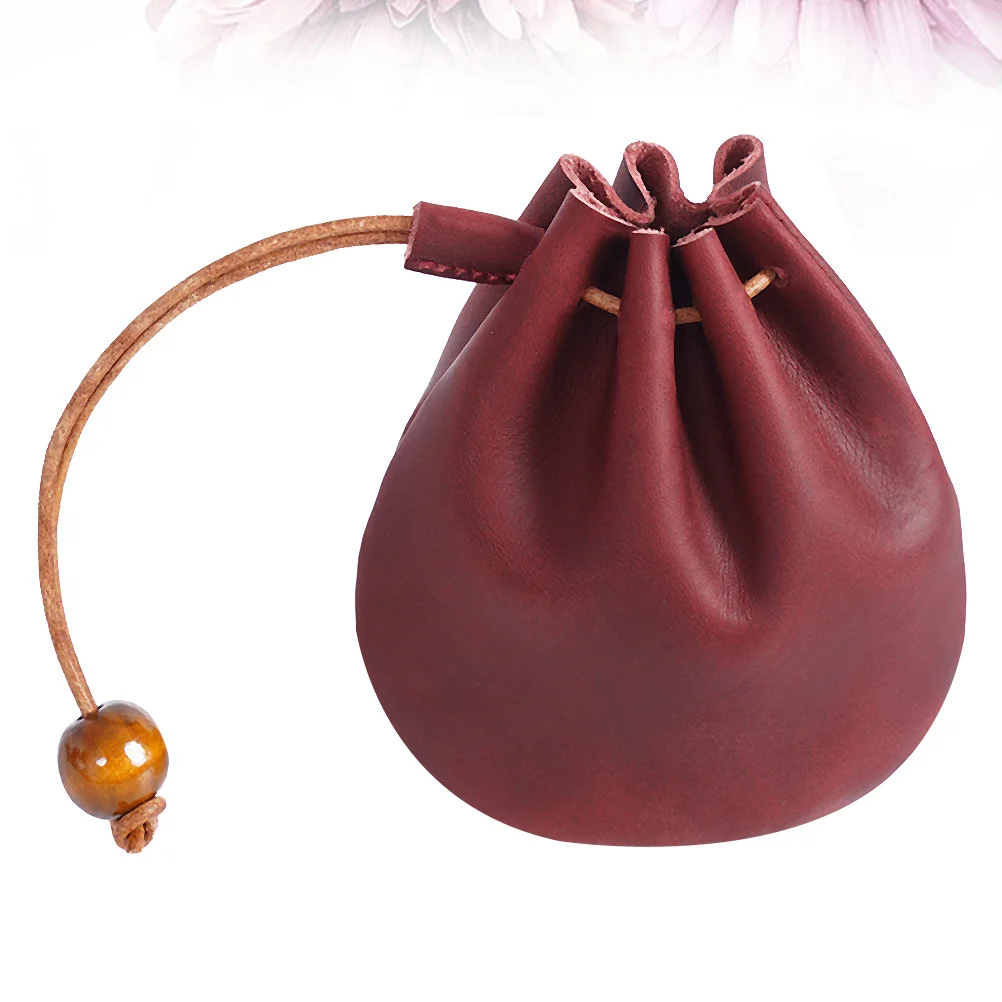 Mini Vintage Coin Purse Small Change Bag for Cash Keys USB Cables Lightweight Portable Organizer Pouch